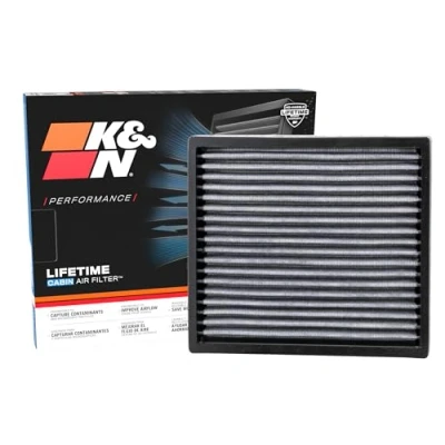 Abbildung von K&amp;N Innenraumfilter Lexus, Pontiac, Scion, Subaru, Toyota (VF2000) KFZ, 1 Stück (1er Pack) Weiß