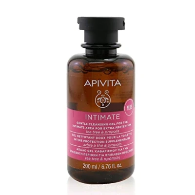 Abbildung von Apivita Gentle cleansing gel for the intimate area, daily hygiene, pH 5