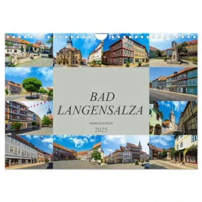 Abbildung von Bad Langensalza Impressionen (Wandkalender 2025 DIN A4 quer), CALVENDO Monatskalender