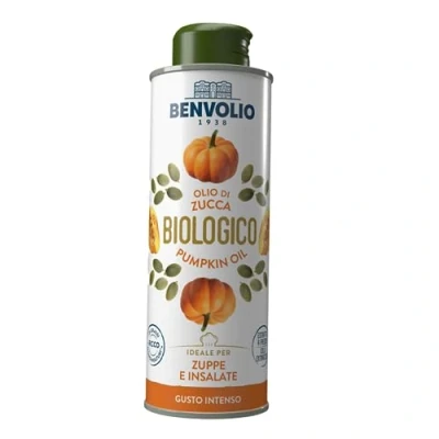 Abbildung von BENVOLIO Kürbiskernöl Bio Kaltgepresst 250ml 100% Natürliches &amp; Rein, für Haut, Haar ProstataGesundheit Verwendung in Salaten, Suppen, Haarpflege, Lash und Brauenwuchs Pumpkin Seed Oil