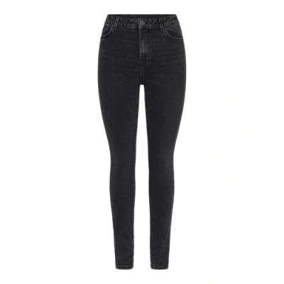 Abbildung von Pieces Pcdana Jeans Skinny Fit, Damen, Größe: Lx32, Dark grey denim