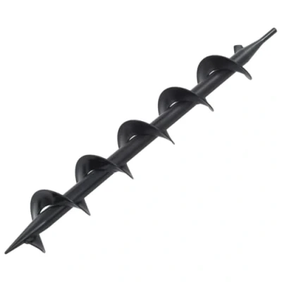 Abbildung von vidaXL Bohrer und Bit Set Erdbohrer Stahl 75x600 mm