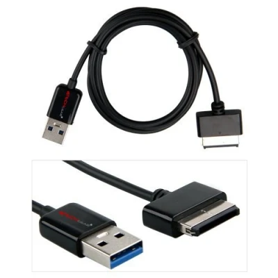 Abbildung von TECHGEAR USB Datenkabel/Ladekabel für Asus Eee Pad TF101 TF201, Slider SL101, Transformer TF300 TF300T, Infinity TF700 TF700T