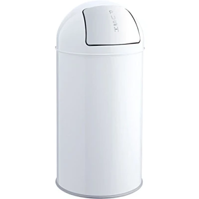 Abbildung von helit H2401705 Push Abfallbehälter „the dome“ 30 L, weiß
