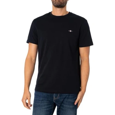 Abbildung von Gant Herren Reg Shield T Shirt Shirt, Schwarz, 4XL EU