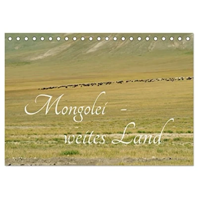 Abbildung von Mongolei weites Land (Tischkalender 2025 DIN A5 quer), CALVENDO Monatskalender