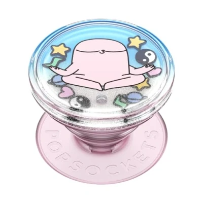 Abbildung von PopSockets: PopGrip Ausziehbarer Sockel und Griff mit einem Austauschbarem Top für Smartphones Tablets Tidepool Zen Bean
