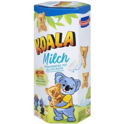 Abbildung von KuchenMeister Koala Kekse mit Milch Creme Füllung 75 g Knusprige gefüllt zarter für ultimativen Nasch Spaß (1 x g)