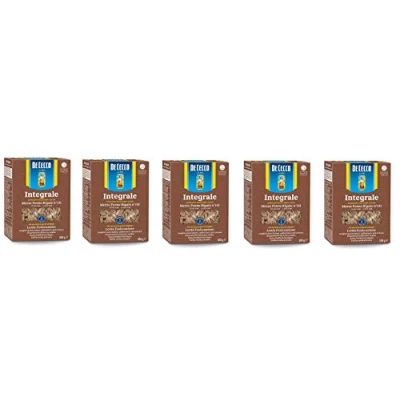 Abbildung von 10x De Cecco Pasta Mezze penne rigate integrali Vollkorn italienisch Nudeln 500g