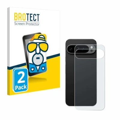 Abbildung von BROTECT Entspiegelungs Schutzfolie für Google Pixel 9 Pro XL (Rückseite) (2 Stück) Matte Displayschutz Folie, Anti Reflex, Fingerprint