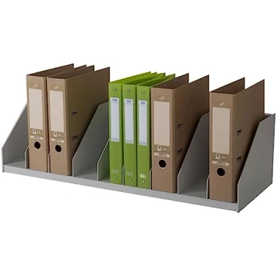 Abbildung von Paperflow Belegfach Fächerbreite 8,2cm 9 Fächer PS (Polystyrol) grau