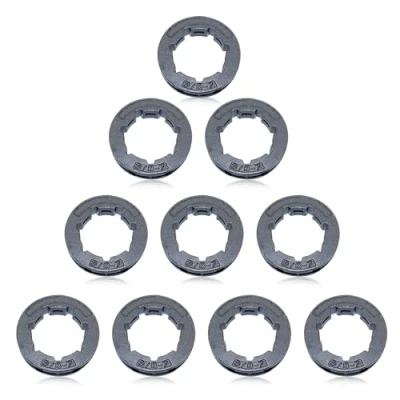 Abbildung von 10 teile / los 3/8 &quot;7 t 22mm kettenantrieb kettenrad für husqvarna 266 268 272 280 285 288 355 362 365 371 372xp 380 385xp kettensäge