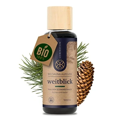 Abbildung von Liebenstein Sauna Aufgussset Bio Saunaaufguss &quot;Weitblick&quot; (1x100ml, 1 tlg., Fichte &amp; Kiefer [Sauna Aufgussmittel] mit 100% naturreinen Ölen) regional und nachhaltig produziert Dein Schwarzwald Aufguss