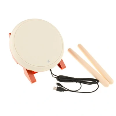 Abbildung von dolity Taiko Trommel no tatsujin Controller Instrument + Stab und Halterung für Sony PS4 Slim Pro