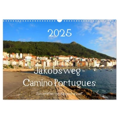 Abbildung von Jakobsweg Camino Portugues (Wandkalender 2025 DIN A3 quer), CALVENDO Monatskalender