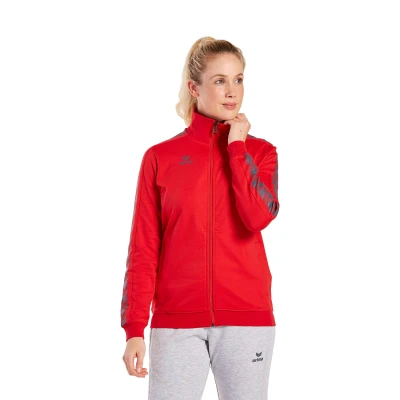 Abbildung von Erima Essential Team Tracktop Jacke Damen rot, 42