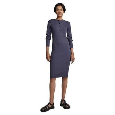 Abbildung von G STAR RAW Women&#039;s Henley 1 Casual Dress, Purpur (dk Grape D289 800), S