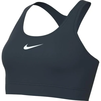 Abbildung von Nike Performance BRA Sportbh mit mittlerer Stützkraft, Damen, Größe: XL, Armory navy/white