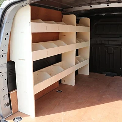 Abbildung von VANIFY Kompatibel mit Opel Combo L2 2019+ Fahrzeugeinrichtung Fahrzeugregale, komplette Fahrerseite Regal