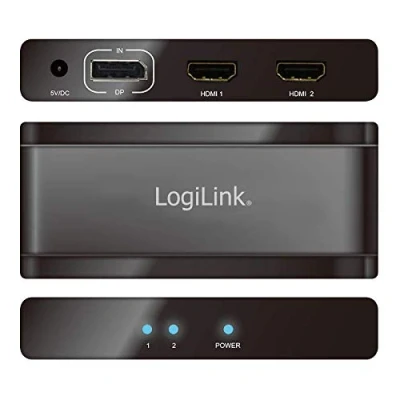 Abbildung von LogiLink CV0093 4K Displayport HDMI Splitter