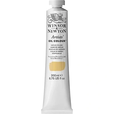 Abbildung von Winsor &amp; Newton 3737422 Artists Ölfarbe 200ml Tube, Künstler mit höchstmöglicher Pigmentierung, höchste Lichtechtheit Neapelgelb