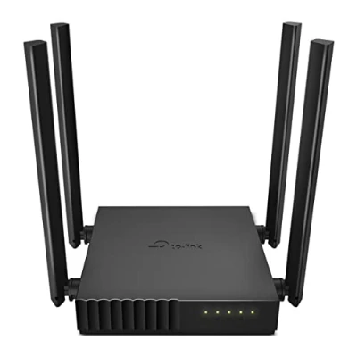 Abbildung von TP Link WiFi Router Archer C54 AC1200 Dual AP/Router, 4X LAN, 1x WAN/ 300Mbps 2.4/ 867Mbps 5GHz, direkt zur Buchse, Indoor, AP/Client/r