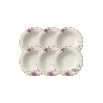 Abbildung von Villeroy &amp; Boch Mariefleur Basic Suppenteller 23 cm Set6