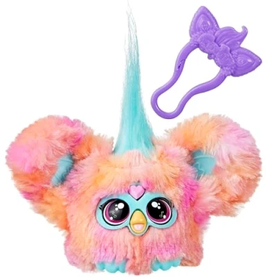 Abbildung von Furby Furblets Ree Mix Mini, Elektronische Musik &amp; Sätze in Furbisch (über 45 Geräusche), Kuscheltier Pastellfarben, für Kinder ab 6 Jahren, originelles Wichtelgeschenk