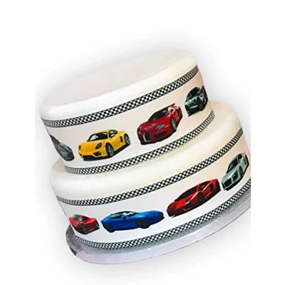 Abbildung von Top That Essbare Dekorfolie für Auto, Supercar perfekt zum Dekorieren Ihrer Kuchen, einfach zu verwenden