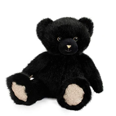Abbildung von Doudou et Compagnie Plüschbär mit Pailletten 30 cm Schwarz Bär Kollektion DC3565