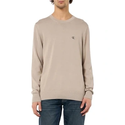 Abbildung von Calvin Klein Jeans Modern CREW NECK Sweater Strickpullover, Herren, Größe: Large, Atmosphere