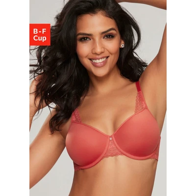 Abbildung von Lascana Minimizer Bügel BH, Damen, Größe: 100E, Chrysanthemu