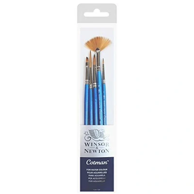 Abbildung von Winsor &amp; Newton &quot;Cotman Pinsel Kurzer Griff (5 Stück)