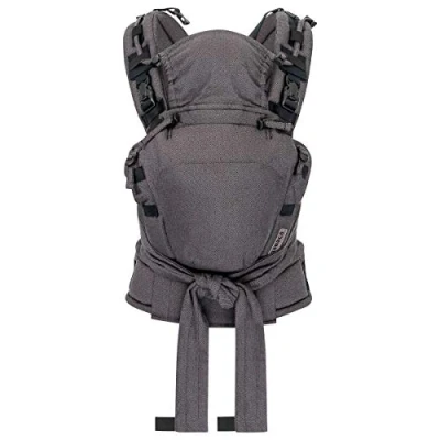 Abbildung von HOPPEDIZ® NABACA® Komfort Modultrage, Basic Set London grau schwarz