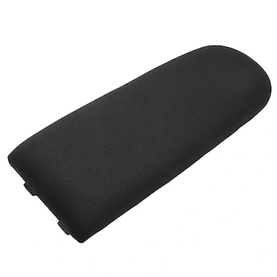 Abbildung von KASturbo Armlehnendeckel Mittelkonsole Abdeckung Kappe kompatibel mit Jetta Bora Golf MK4 Polo Skoda Octavia Passat B5 Schwarzes Stoff