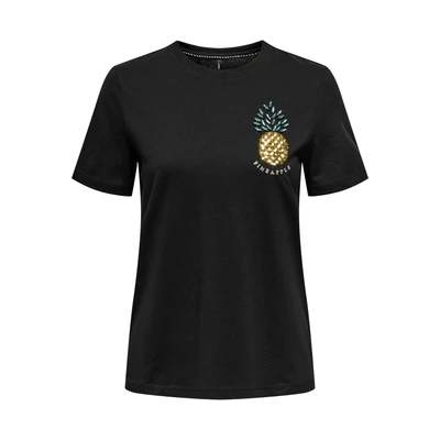 Abbildung von ONLY Kurzarmshirt ONLKITA LIFE REG S/S PINEAPPLE TOP JRS