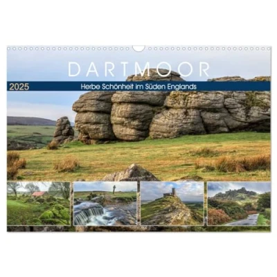 Abbildung von Dartmoor, herbe Schönheit im Süden Englands (Wandkalender 2025 DIN A3 quer), CALVENDO Monatskalender
