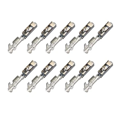 Abbildung von 10x MQS Quadlok Buchse Stecker Crimp Terminal Kontakt PIN 0,25mm² 0,35mm² kompatibel mit VW, BMW, Fakra Most