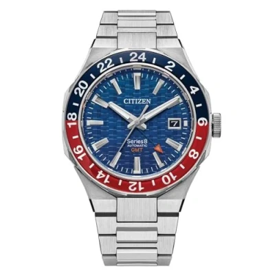 Abbildung von Citizen Automatikuhr Series 8 GMT, NB6030 59L, Armbanduhr,Herrenuhr,Saphirglas,bis 10bar wasserdicht,Edelstahlarmband