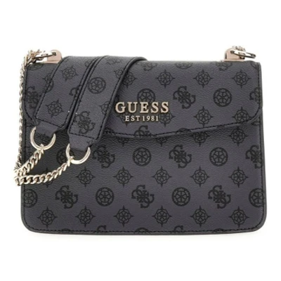 Abbildung von Guess Evelune Convertible Xbody FLAP Handtasche, Damen, Größe: One Size, Charcoal