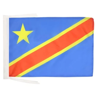 Abbildung von AZ FLAG Flagge Demokratische Republik Des Kongo 45x30 Cm Mit Kordel Kongolesische Fahne 30 x 45 Flaggen