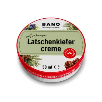 Abbildung von BANO Arlberger Latschenkiefercreme 50ml Schutzcreme gegen Wind und Kälte Ideal geeignet beim Schifahren Unterstützt die natürliche Bräunung