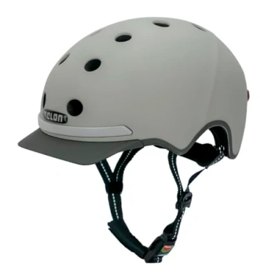 Abbildung von Melon Fahrradhelm E Series Metropolis mit Vorder und Rücklicht, super leicht, Magnetverschluss, größenverstellbar, mehr als 50 Designs