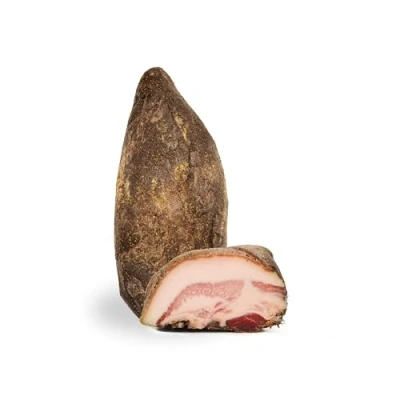 Abbildung von Guanciale Gewürzte Schweinebacke Salumi Pasini® Halb 650g 100% italienisches Fleisch Gluten und laktosefrei