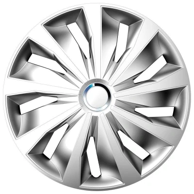 Abbildung von AUTO STYLE Satz Radzierblenden Grip Pro 16 Zoll Silber