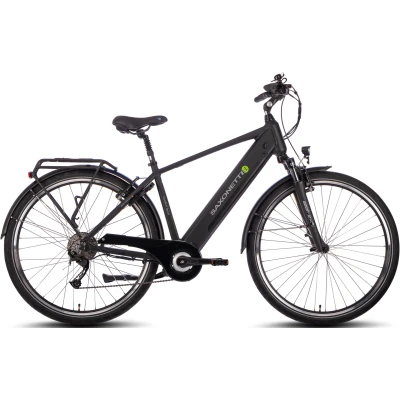 Abbildung von SAXONETTE E Bike &quot;Comfort Sport&quot;, 9 Gang, Shimano, Alivio, Heckmotor 250 W, Trekking Trapez Rahmen, integriertes Rahmenschloss, Pedelec