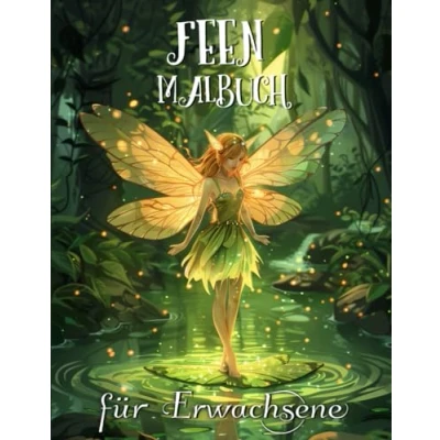 Abbildung von Feen Malbuch für Erwachsene: Verzauberte Wälder und Magische Welten