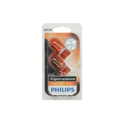 Abbildung von PHILIPS 12071B2 Glühlampe, Blinkleuchte gelb 12 21 WY21W, Glassockellampe VOLKSWAGEN: Touran II, GOLF 6, Passat B7 Variant, TOYOTA: Auris Schrägheck
