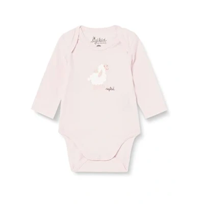 Abbildung von sigikid Baby Mädchen Langarm aus Bio Baumwolle für Neugeborene Jungen in den Größen 50 bis 68 Unterwäsche Body Babys, pink, 56