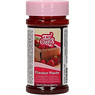 Abbildung von FunCakes Geschmackpaste Frischsaure Erdbeere: Lebensmittelpaste, großartiger Geschmack, perfekt zum Dekorieren von Kuchen, geeignet für Teig und Füllungen. 120 g.